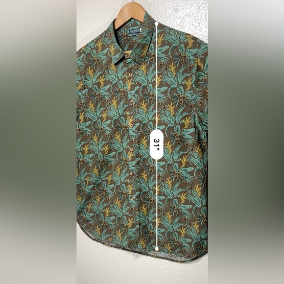 Earthbound Trading Co. Hawaiian Shirt Men’s L Button Down Short Sleeve Floral - Picture 10 of 14